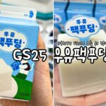 韓國GS25牛奶盒布丁GS25우유팩푸딩